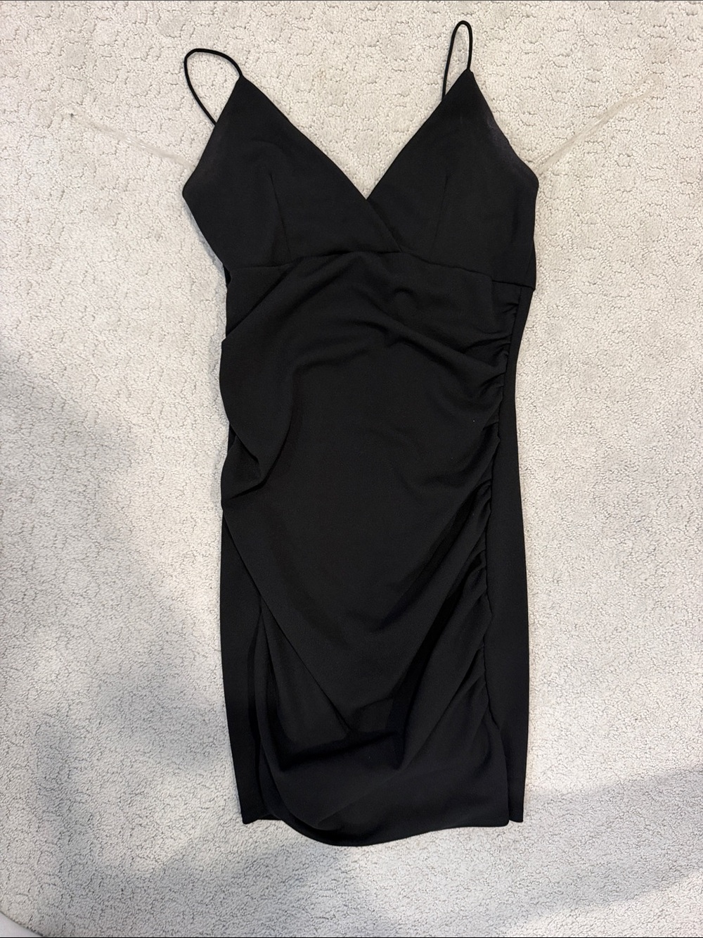 Windsor Size Small Black Spaghetti Strap V-Neck Dress